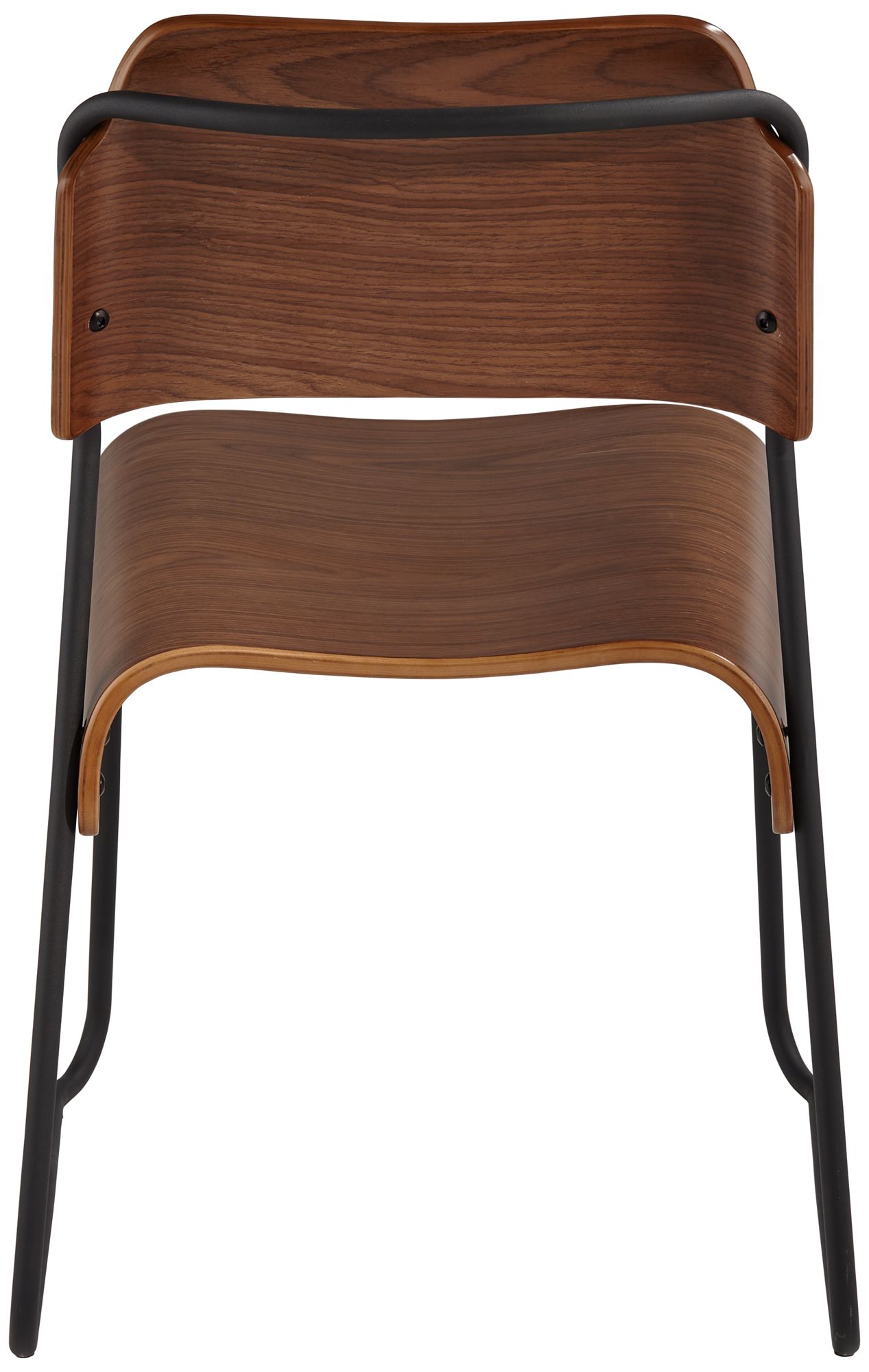 Mael Modern Bentwood and Steel Chair