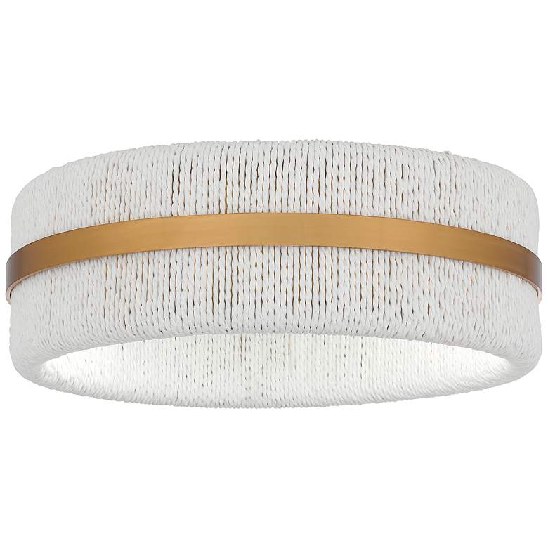Image 2 Maeve 2-Light Brushed Gold Flush Mount