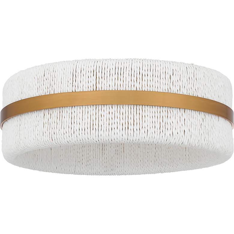 Image 3 Maeve 2-Light Brushed Gold Flush Mount more views