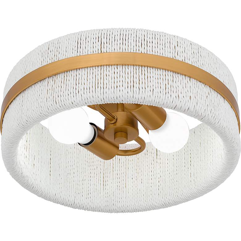 Image 5 Maeve 2-Light Brushed Gold Flush Mount more views
