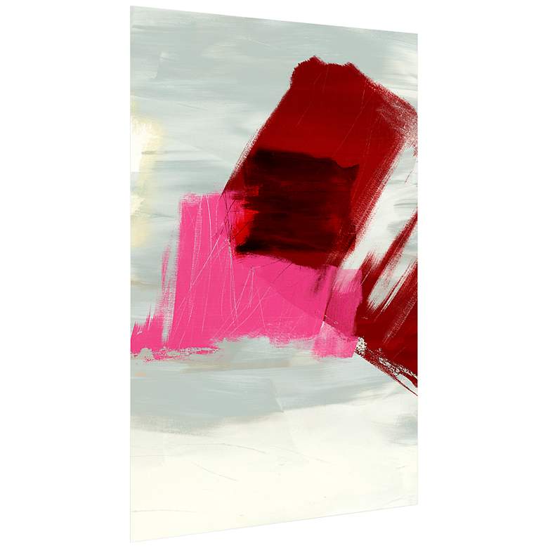 Image 5 Magenta Abstract 1 50 3/4 inchH Tempered Glass graphic Wall Art more views