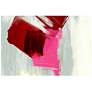 Magenta Abstract 1 50 3/4"H Tempered Glass graphic Wall Art