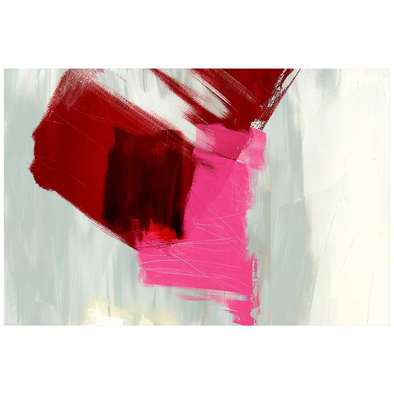 Image 6 Magenta Abstract 1 50 3/4"H Tempered Glass graphic Wall Art more views