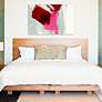 7_Magenta Abstract 1 50 3/4"H Tempered Glass graphic Wall Art more views