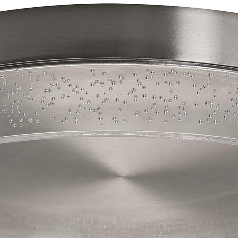 Image 3 Maggie 15 3/4 inch Wide Round Satin Nickel LED Ceiling Light more views