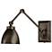 Maggie Swing Arm Sconce - Architectural Bronze