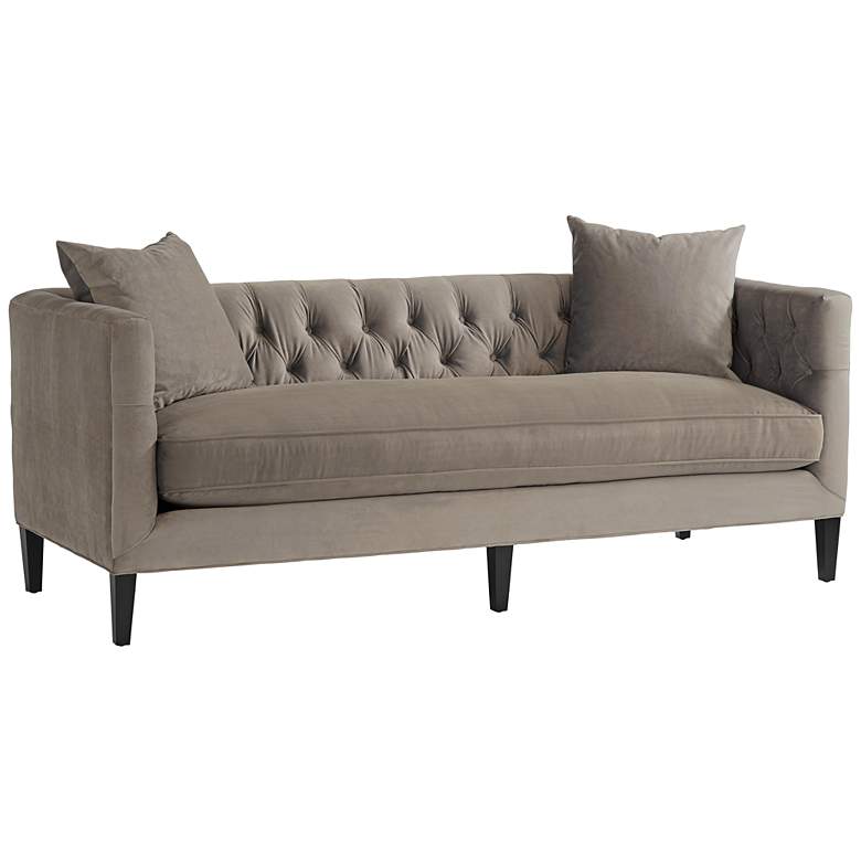 Image 1 Maggie Tufted Bella Granite Sofa