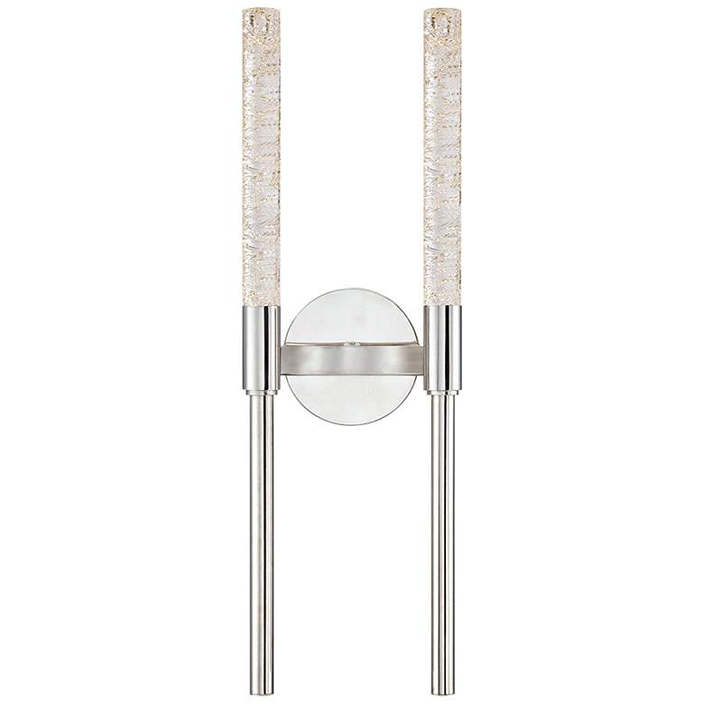 Image 1 Magic 21" High Polished Nickel LED 2-Light Wall Sconce