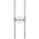 Magic 21" High Polished Nickel LED 2-Light Wall Sconce