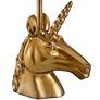 3_Magical Golden Unicorn Table Lamp With White Shade more views