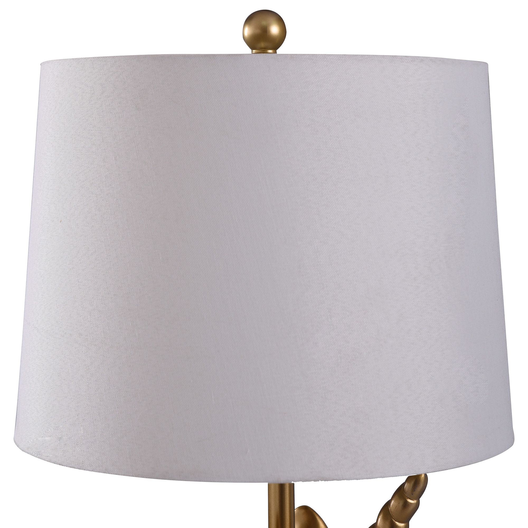 Image 5 Magical Golden Unicorn Table Lamp With White Shade more views