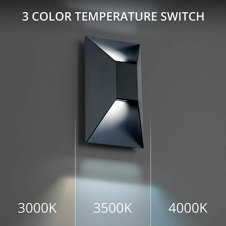 Image 6 Maglev 5.5"H x 5.5"W 1-Light Outdoor Wall Light in Black more views