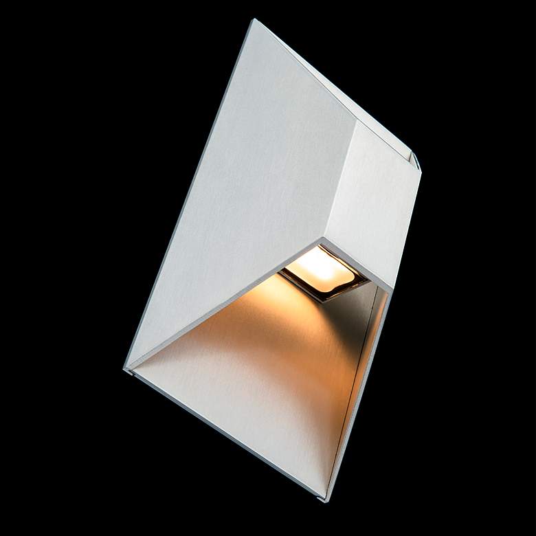 Image 5 Maglev 5.5"H x 5.5"W 1-Light Outdoor Wall Light in Brushed Alumin more views
