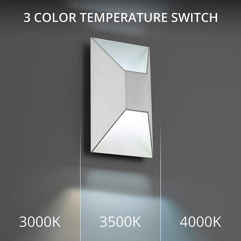 Image 6 Maglev 5.5"H x 5.5"W 1-Light Outdoor Wall Light in Brushed Alumin more views