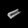 3_Magnate 16" High Black with Haze Crystal LED Wall Sconce more views