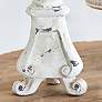 2_Magnesia 27.5" Weathered White Candle Holder more views
