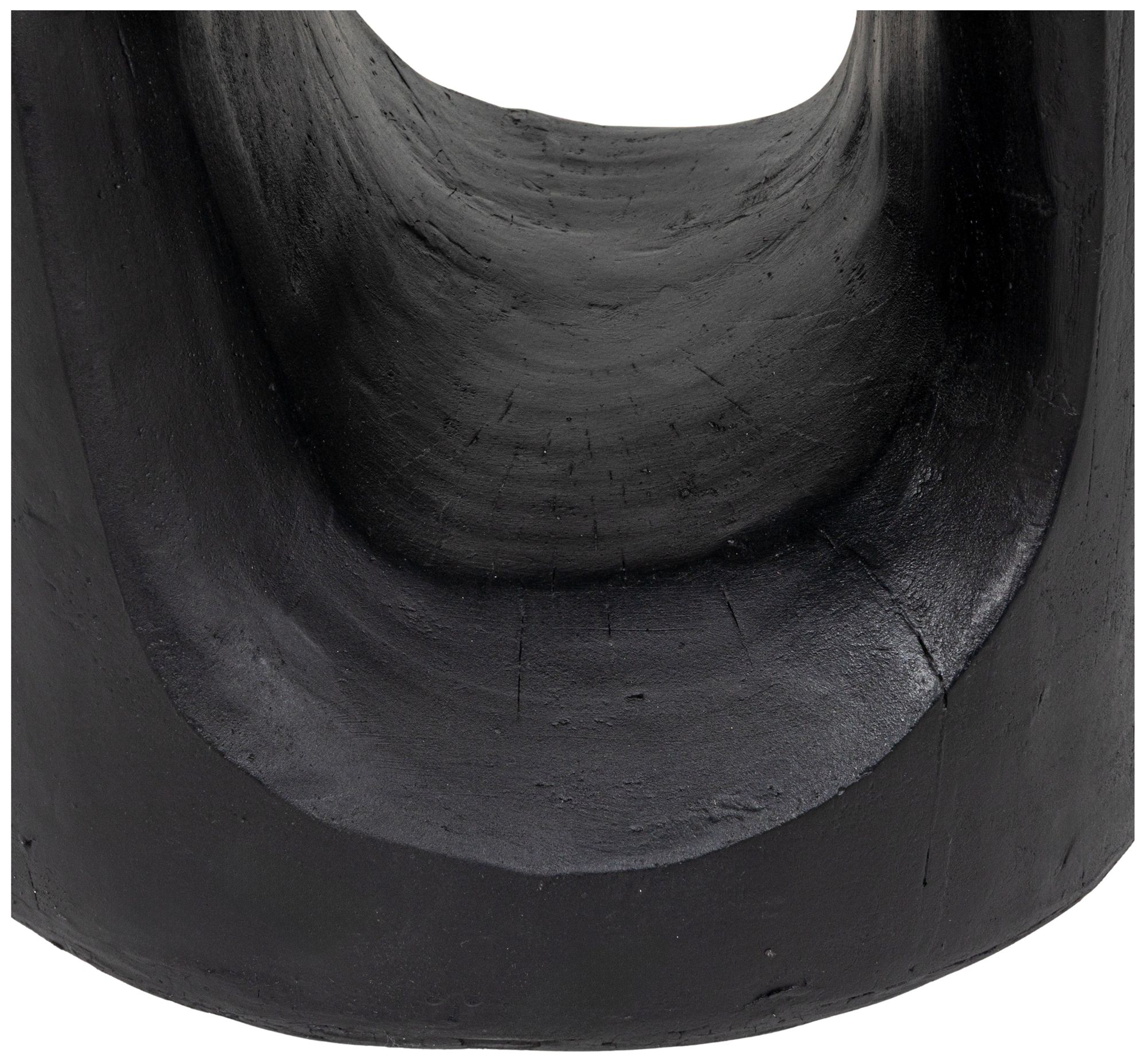 Image 6 Magnesium Oxide Indoor Outdoor Accent Table, Black more views