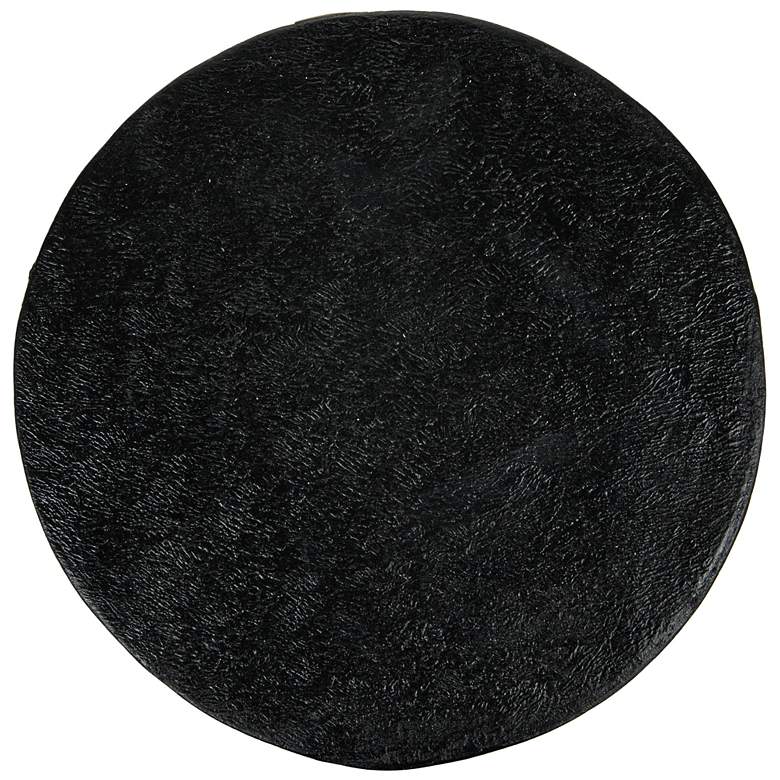 Image 4 Magnesium Oxide Pedestal Side Table, Black more views