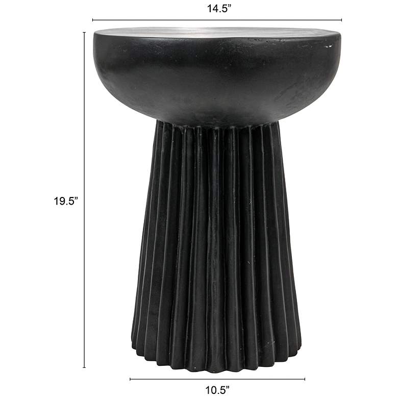 Image 3 Magnesium Oxide Side Table, Black more views
