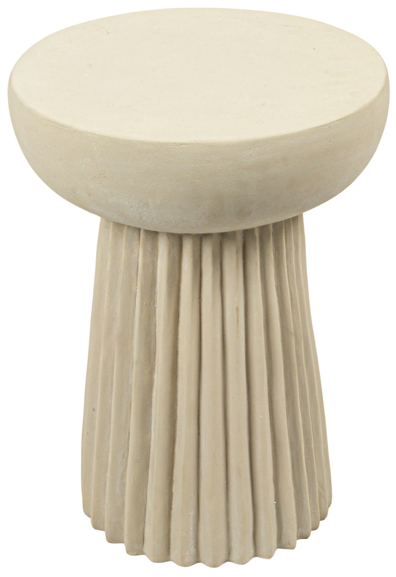 Image 2 Magnesium Oxide Side Table, Cream