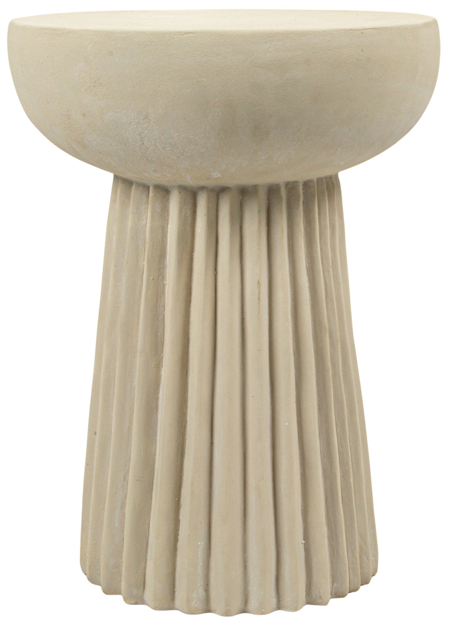 Image 6 Magnesium Oxide Side Table, Cream more views