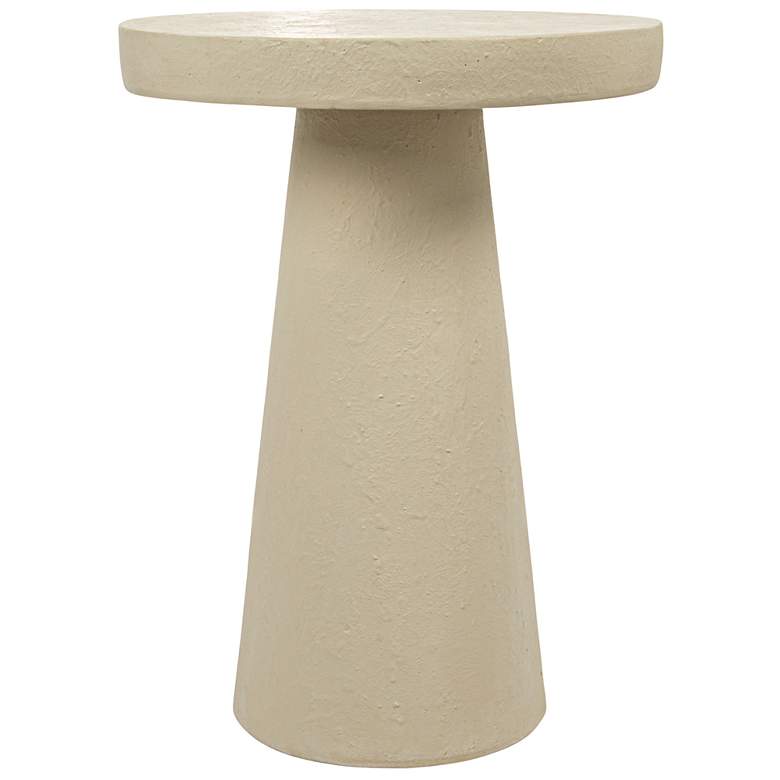 Image 6 Magnesium Oxide Tapered Side Table, Cream more views