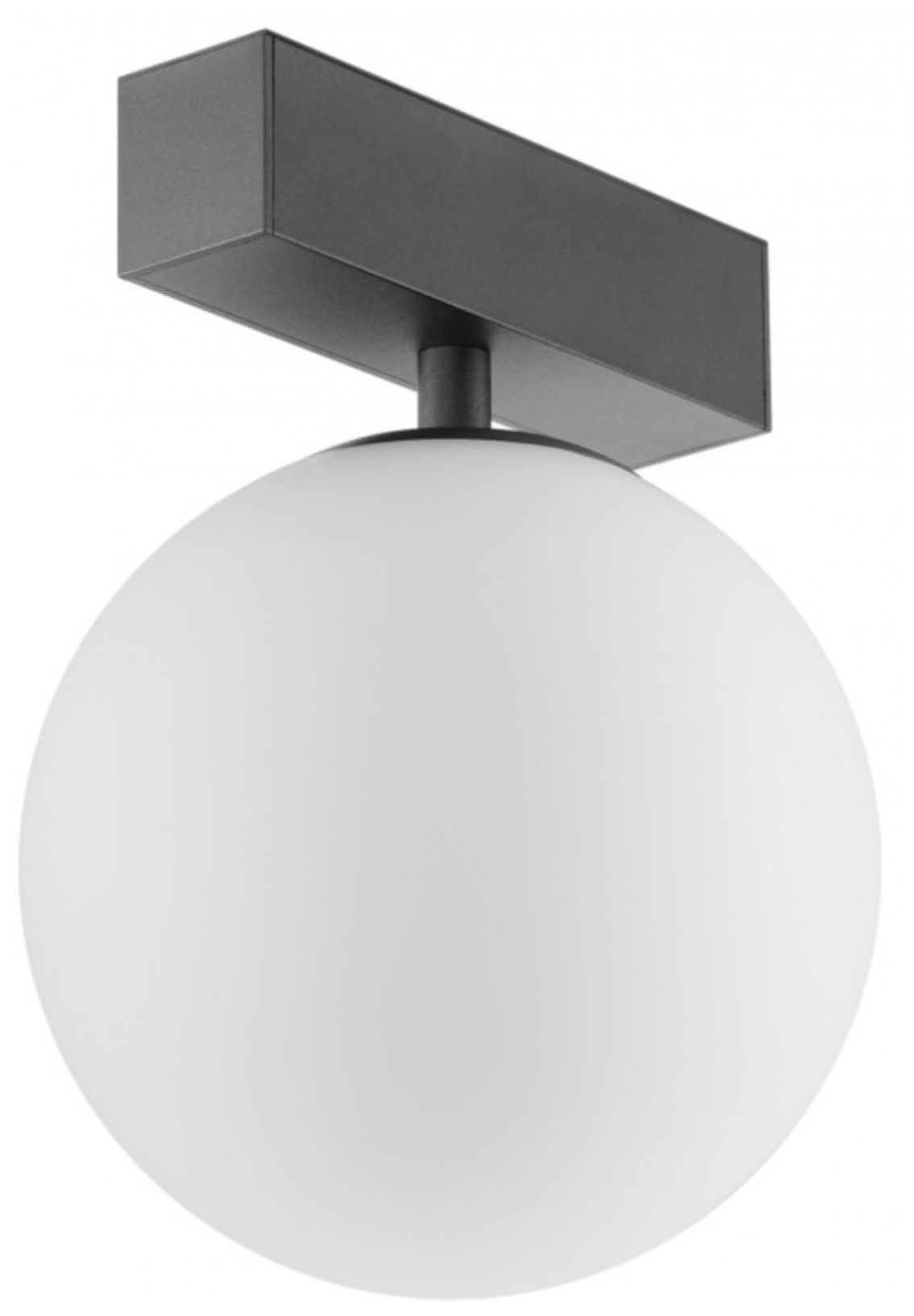 Image 2 Magnetix 6" Wide Round Globe Light/White Glass 5-Watts more views