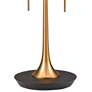 Magnifica Black Aged Brass 2-Light Accent Table Lamp