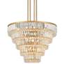 Magnificence 23 3/4" Wide Soft Gold Crystal Pendant Light