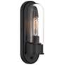 1_Magnolia 13" High Black Outdoor Wall Mount