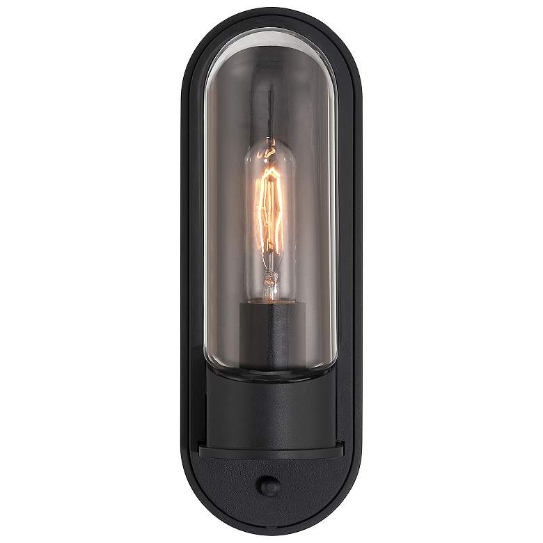 Image 3 Magnolia 13" High Black Outdoor Wall Mount more views