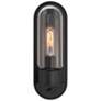 3_Magnolia 13" High Black Outdoor Wall Mount more views