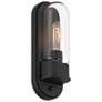 4_Magnolia 13" High Black Outdoor Wall Mount more views