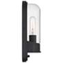 5_Magnolia 13" High Black Outdoor Wall Mount more views