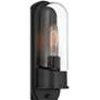 6_Magnolia 13" High Black Outdoor Wall Mount more views