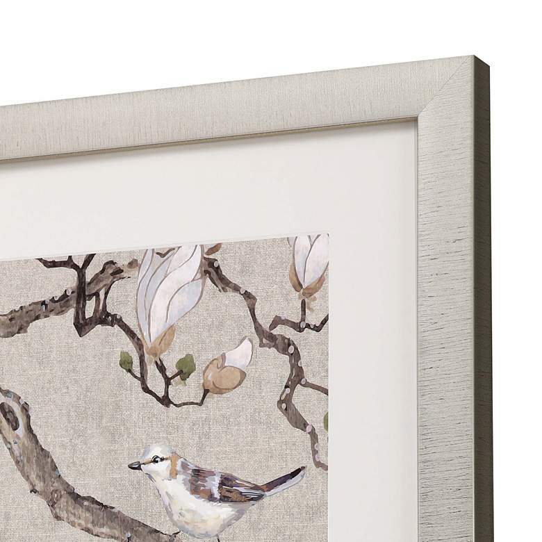 Image 2 Magnolia Blossom 33" Square Giclee Framed Wall Art more views