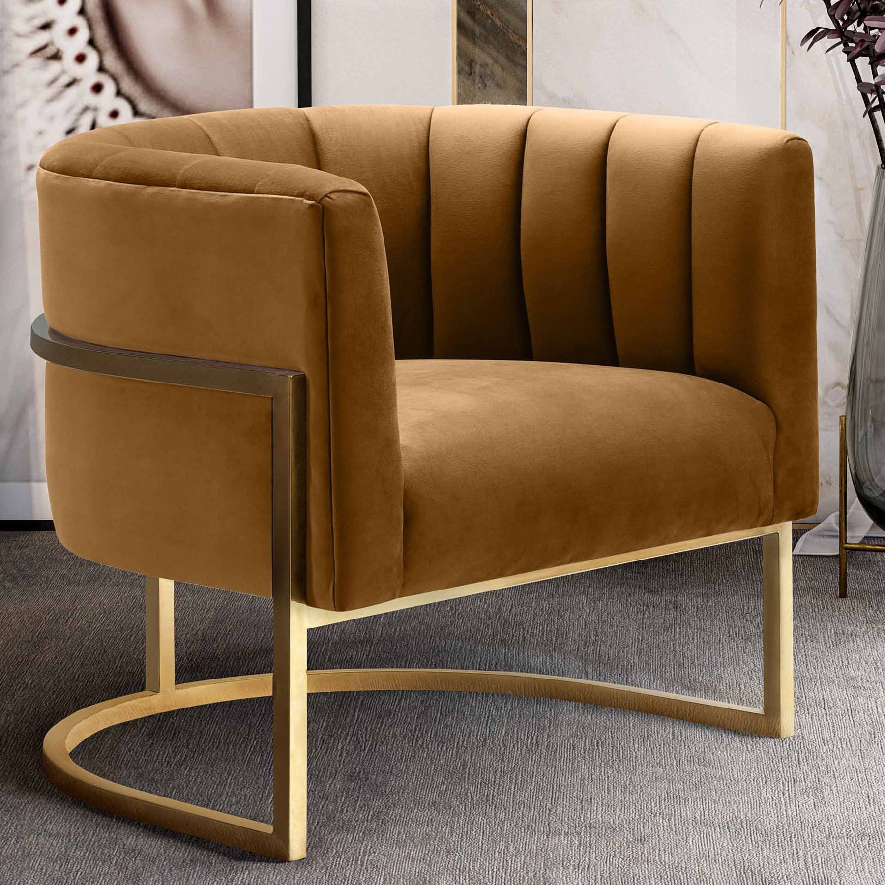 Magnolia best sale velvet chair