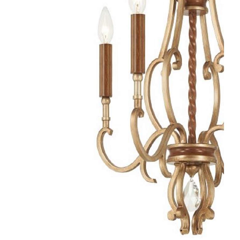 Image 3 Magnolia Manor 16 1/2" Wide Pale Gold 4-Light Chandelier more views