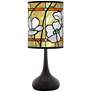Thumbnail1 of Magnolia Mosaic Giclee Black Droplet Table Lamp