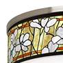 2_Magnolia Mosaic Giclee Nickel 20 1/4" Wide Ceiling Light more views