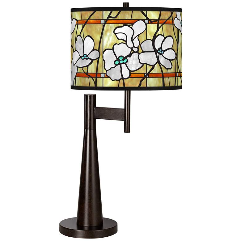 Image 1 Magnolia Mosaic Giclee Novo Table Lamp