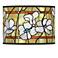 Magnolia Mosaic Pattern Giclee Glow Lamp Shade 13.5x13.5x10 (Spider)