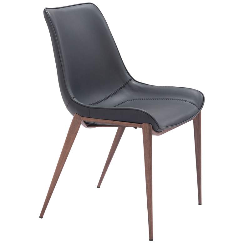 Image 1 Magnus Dining Chair Black & Walnut