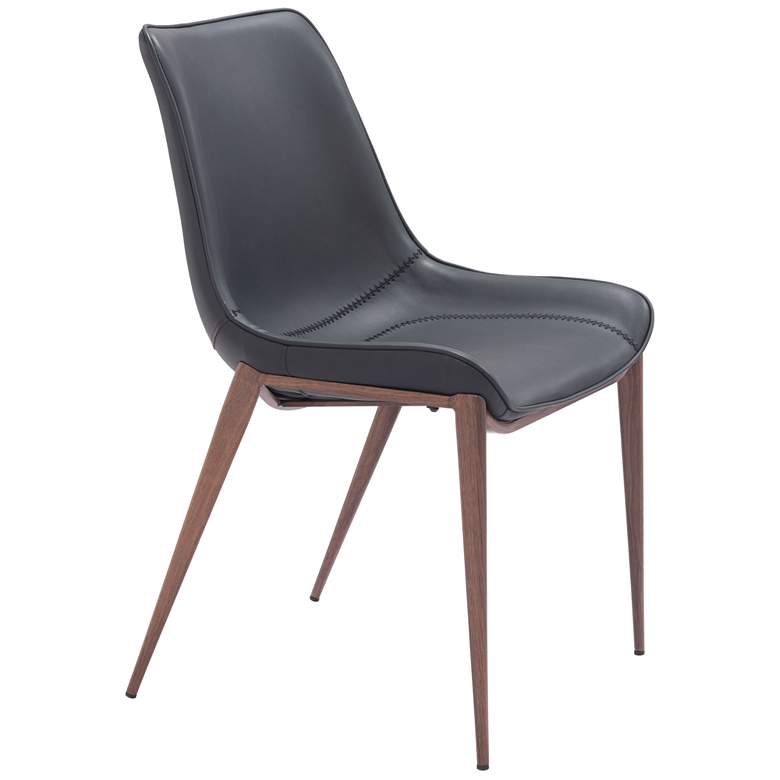 Image 1 Magnus Dining Chair Black &#38; Walnut