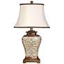 Magonia 28" High White Shade Two-Tone Gold Traditional Table Lamp