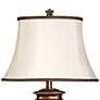 Magonia 28" High White Shade Two-Tone Gold Traditional Table Lamp