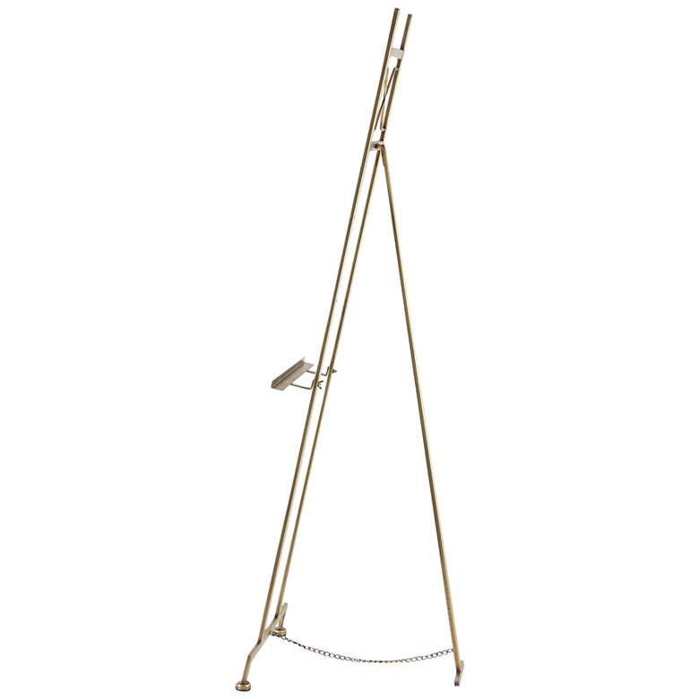 Image 4 Magritte 57 inch High Gold Iron Adjustable Stand Floor Easel more views