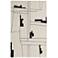 Maguire Abstract Hand Tufted Ivory Area Rug 3'-6" x 5'-6"