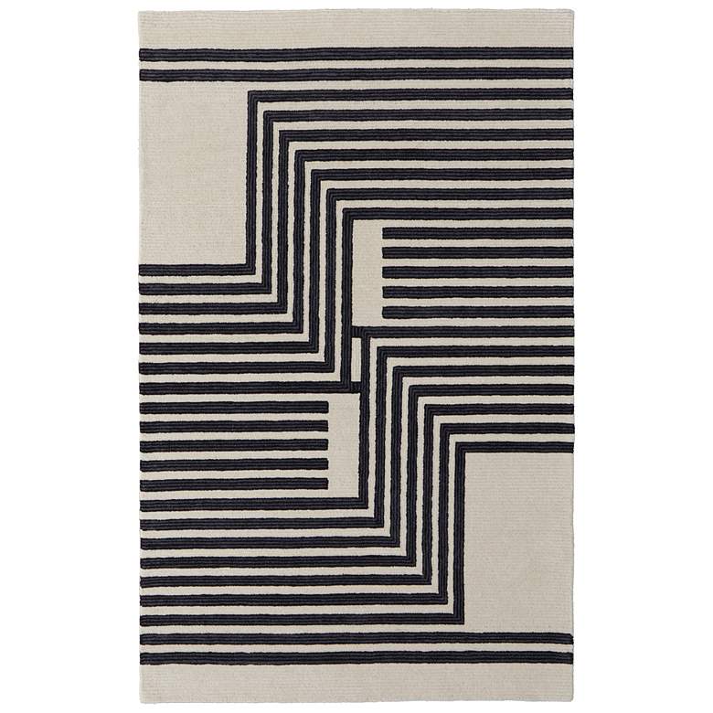 Image 1 Maguire Transitional Abstract Hand Tufted Gray Area Rug 8900F