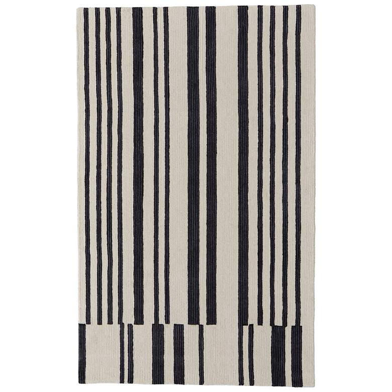 Image 1 Maguire Transitional Abstract Hand Tufted Ivory Area Rug 8901F